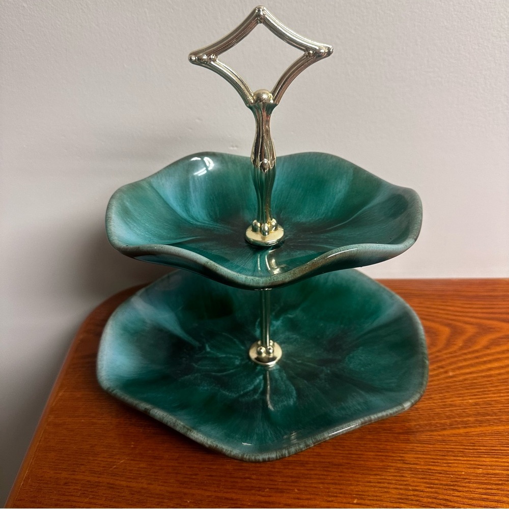 SALE!!! BMP 2 tier tray serving dish stand